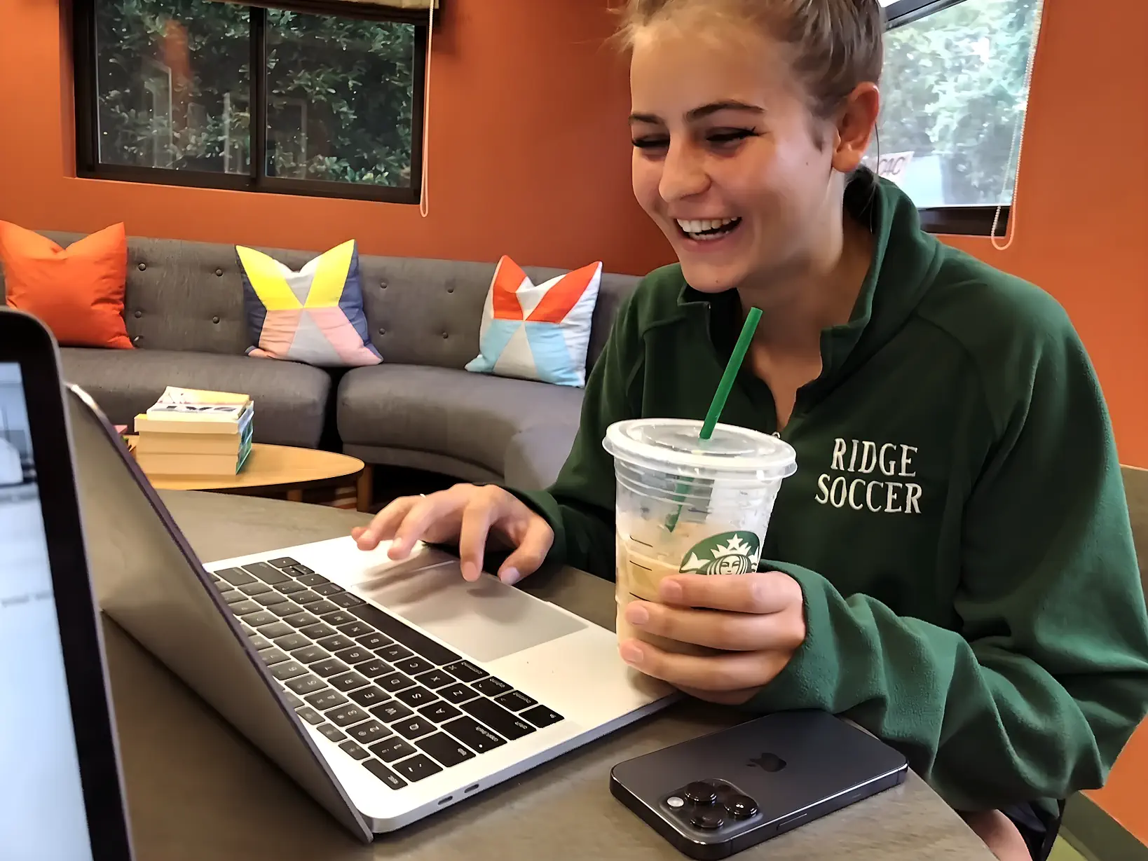 Student taking a mock SAT